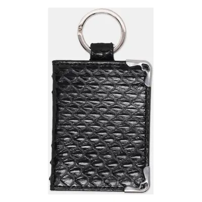 Cartier Black Python Photo Holder Keychain