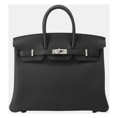 Hermes Black Togo Leather Birkin Tote Bag