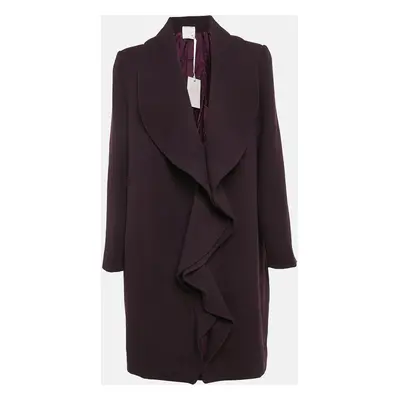 INGIE Paris Purple Wool Overcoat