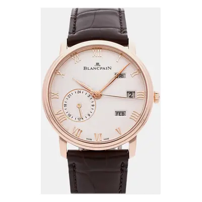 Pre-Owned Blancpain Villeret Quantieme Annuel GMT 6670-3642-55B