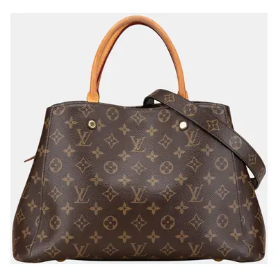 Louis Vuitton Brown Monogram Canvas Montaigne MM