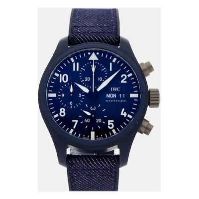 Pre-Owned IWC Pilot's Watch Chronograph Top Gun Oceana IW3894-04