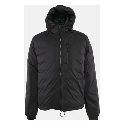 Canada Goose Black Nylon Hooded Down Jacket