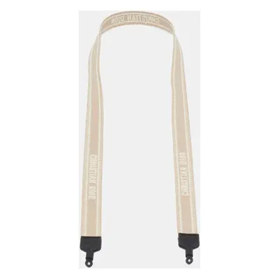 Dior Beige Logo Embroidered Woven Sunglasses Strap