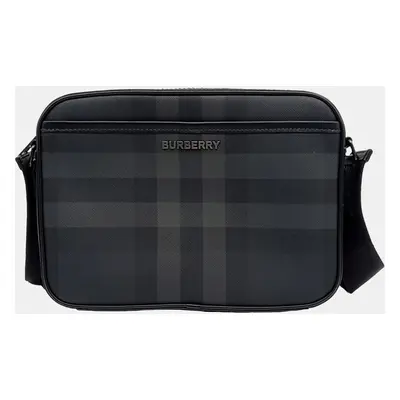 Burberry Black Canvas Muswell Crossbody Bag