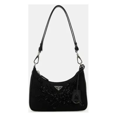 Prada Black Black Re-nylon Re-edition Shoulder Bag