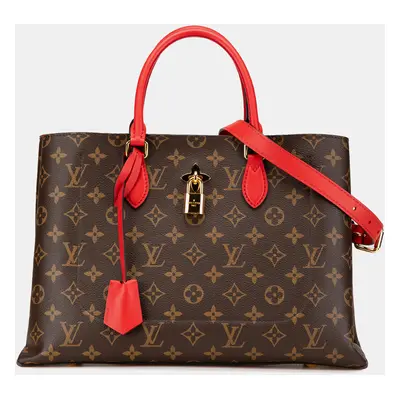 Louis Vuitton Brown Monogram Flower Tote