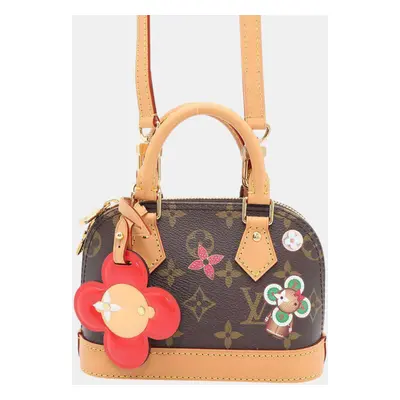 Louis Vuitton Vivienne Candy Red Monogram Nano Alma Bag