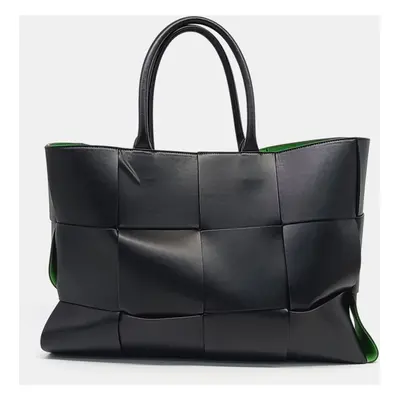 Bottega Veneta Black Leather Arco Tote Large Bag