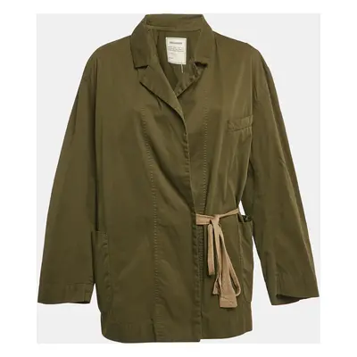 Zadig & Voltaire Green Cotton Mac Militaire Jacket