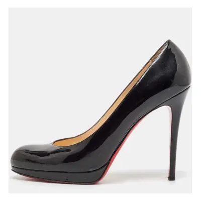 Christian Louboutin Black Patent Leather New Simple Pumps Size