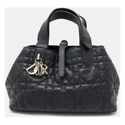 Dior Black Leather Small Toujours Handbag