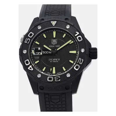 Tag Heuer Black Titanium Aquaracer Automatic Men's Wristwatch mm