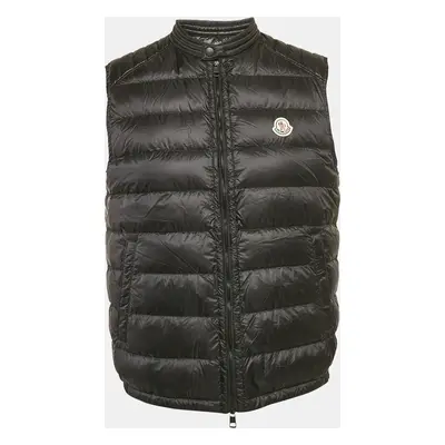 Moncler Black Nylon Down Arves Gilet