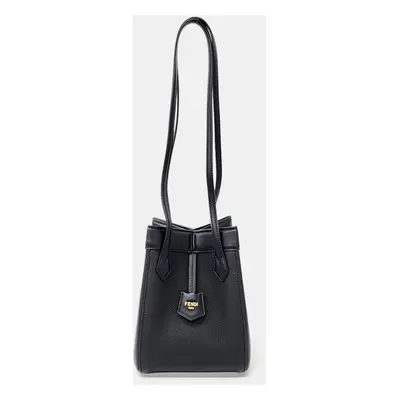 Fendi Black Leather Origami Mini bag