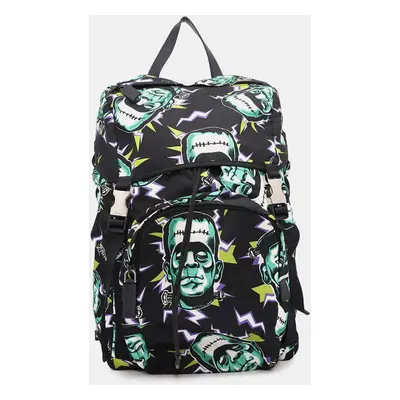 Prada Frankenstein Backpack Black/Multicolor Nylon