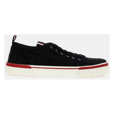 Christian Louboutin Black Pedro Junior Flat Sneakers IT