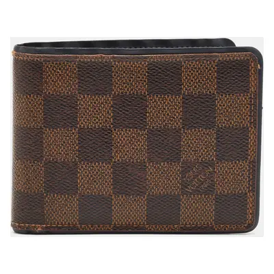 Louis Vuitton Damiere Ebene Canvas Multiple Wallet