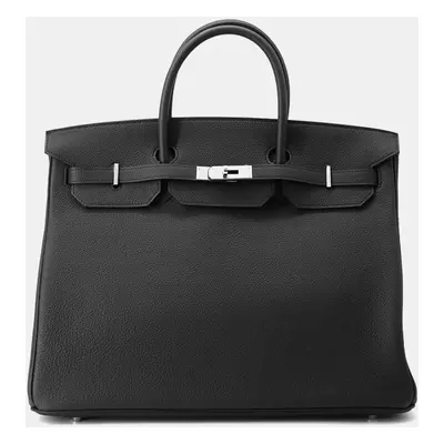 Hermes Black Togo Leather Birkin Handbag