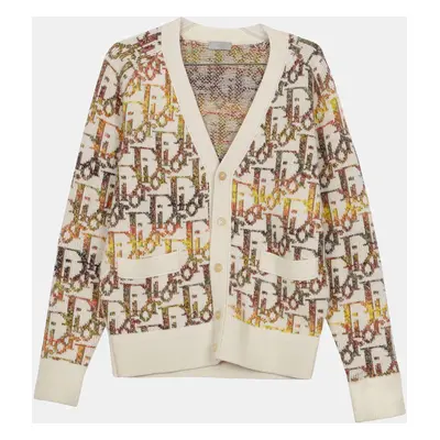 Dior Oplique Pattern Cardigan Size