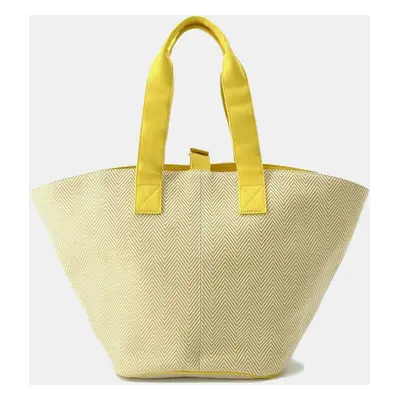 Hermes Canvas Panier De Plage PM Tote Bag