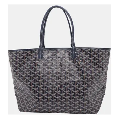 Goyard Navy PVC Coated Canvas Saint Louis Tote Bag