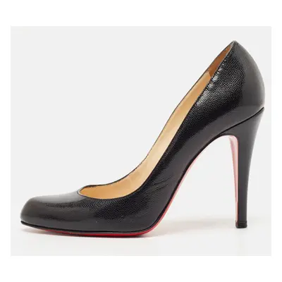 Christian Louboutin Black Leather Elisa Pumps Size