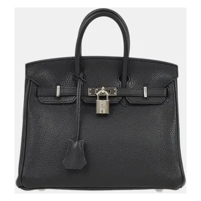 Hermes Black Togo Birkin Handbag