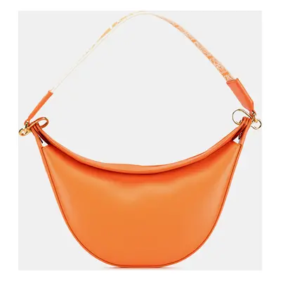 Loewe Orange Small Leather Luna Hobo