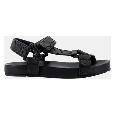 Bottega Veneta BlackLeather Trip Sandals EU