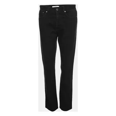 Givenchy Black Cotton Straight Leg Jeans