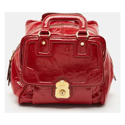 D&G Red Patent Leather Allyson Bag