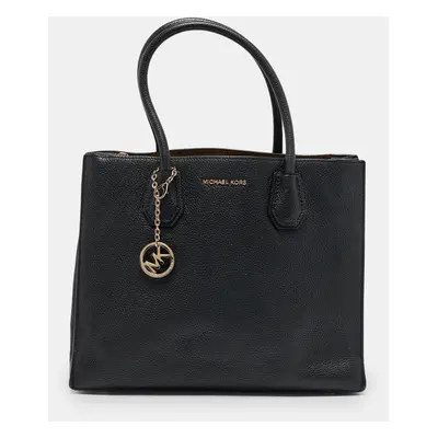 Michael Kors Black Leather Mercer Tote