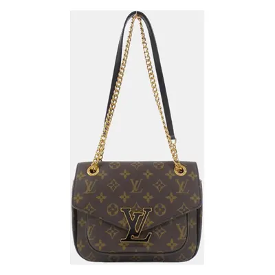 Louis Vuitton Brown Monogram Canvas Passy Shoulder Bag