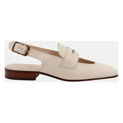 Tod'S White Leather Loafers EU