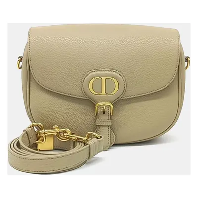 Dior Beige Leather Bobby Medium Bag