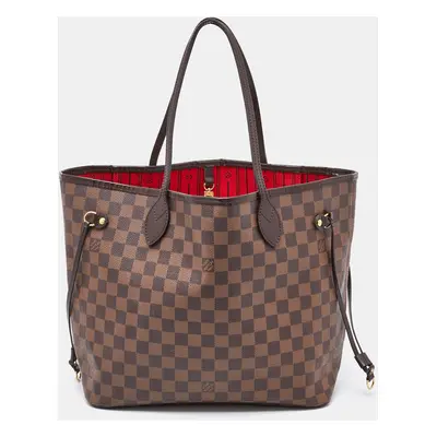 Louis Vuitton Damier Ebene Canvas Neverfull MM Bag