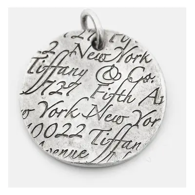 Tiffany & Co. Tiffany Notes Wavy Round Sterling Silver Pendant