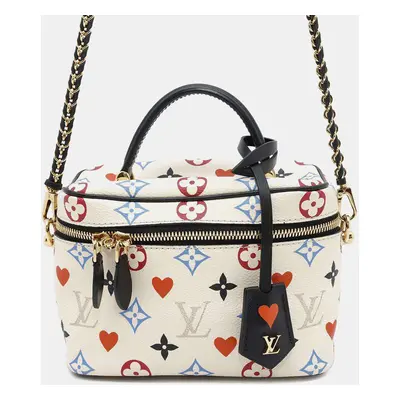 Louis Vuitton Blanc/Multicolor Monogram Game On PM Vanity Bag