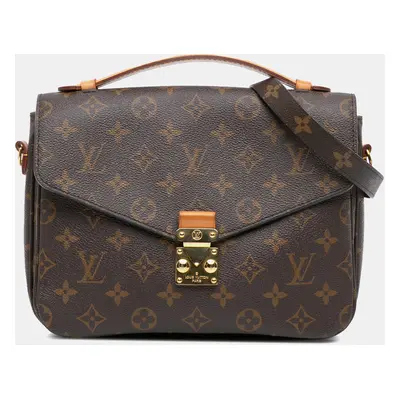 Louis Vuitton Brown Monogram Pochette Metis