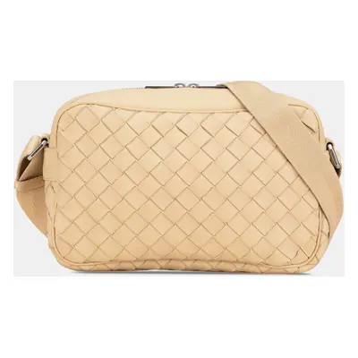 Bottega Veneta Beige Intrecciato Camera Bag