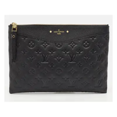 Louis Vuitton Black Monogram Empreinte Leather Daily Pouch