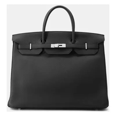 Hermes Black Togo Leather Birkin Handbag