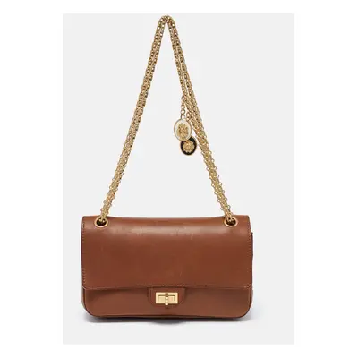 Chanel Brown Leather Nude Reissue 2.55 Medals Flap Bag