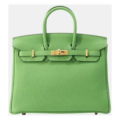 Hermes Vert Yucca Togo Leather Birkin Bag