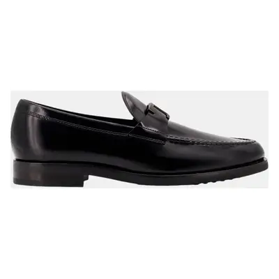 Tod'S Black Leather Loafers EU