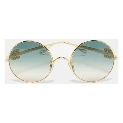 Loewe Green Gradient LW40107U Round Sunglasses