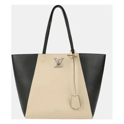 Louis Vuitton Multi-Color Leather Lockme Cabas Tote And Shoulder Bag