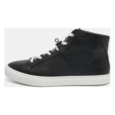 Hermes Black Leather Daydream Sneakers Size 44.5