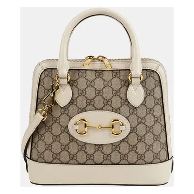 Gucci Horsebit Small Top Handle Tote And Crossbody Bag